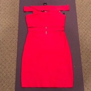 NEW! BEBE Red Cocktail Dress
